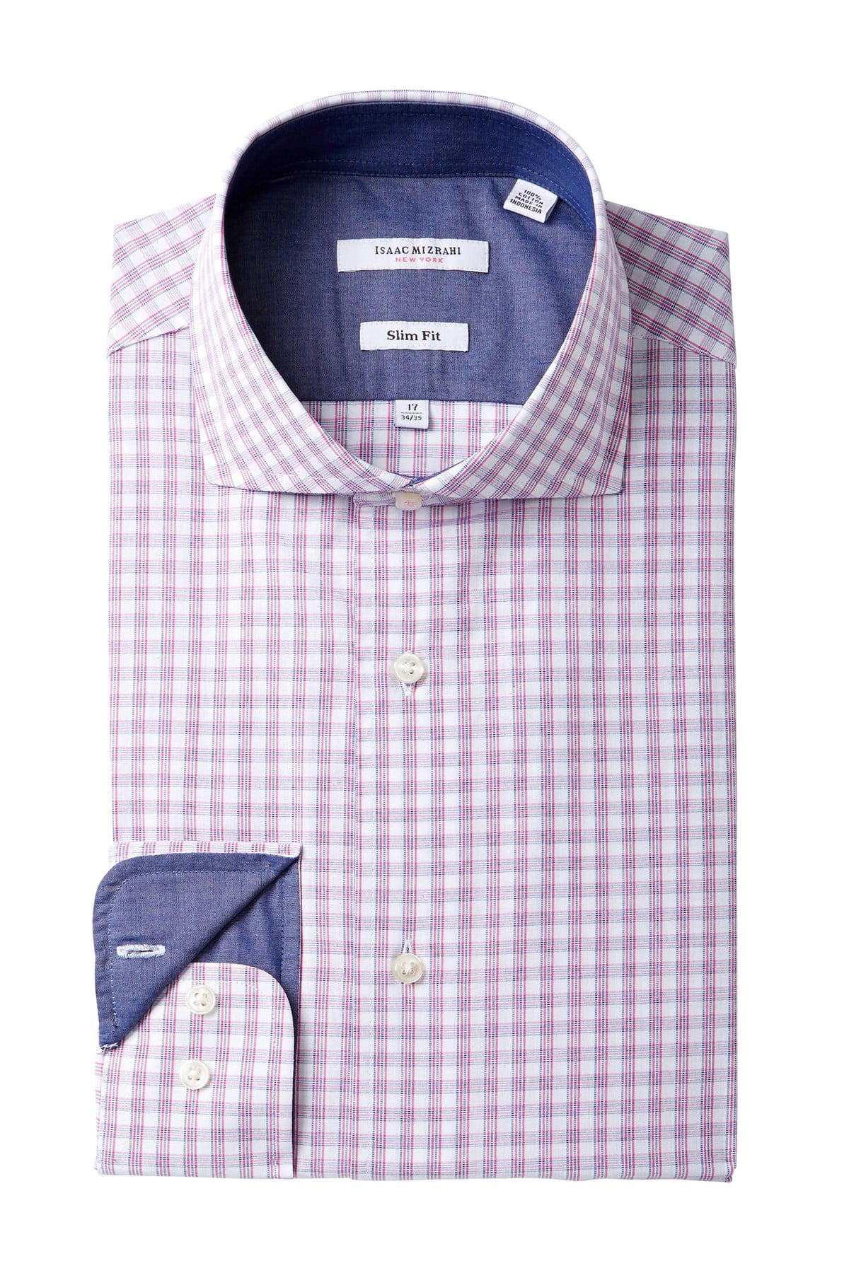 Isaac Mizrahi Men's Dress Shirts Amazon.com: Isaac Mizrahi 71364FC Men's  Slim Fit French Cuff Cotton Shirt - Black