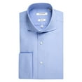 thumbnail image 1 of Isaac Mizrahi Men's Slim Fit Spread Collar French Cuff Cotton Solid Dress Shirt - Colors, 1 of 3