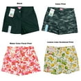 thumbnail image 1 of Isaac Mizrahi NY Women's 5" Inseam Stretch Tailored Trouser Shorts (Camo Print, 10), 1 of 2