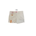 thumbnail image 1 of Isaac Mizrahi Women's 5" Inseam Scalloped Hem Tailored Short (White, 12), 1 of 2