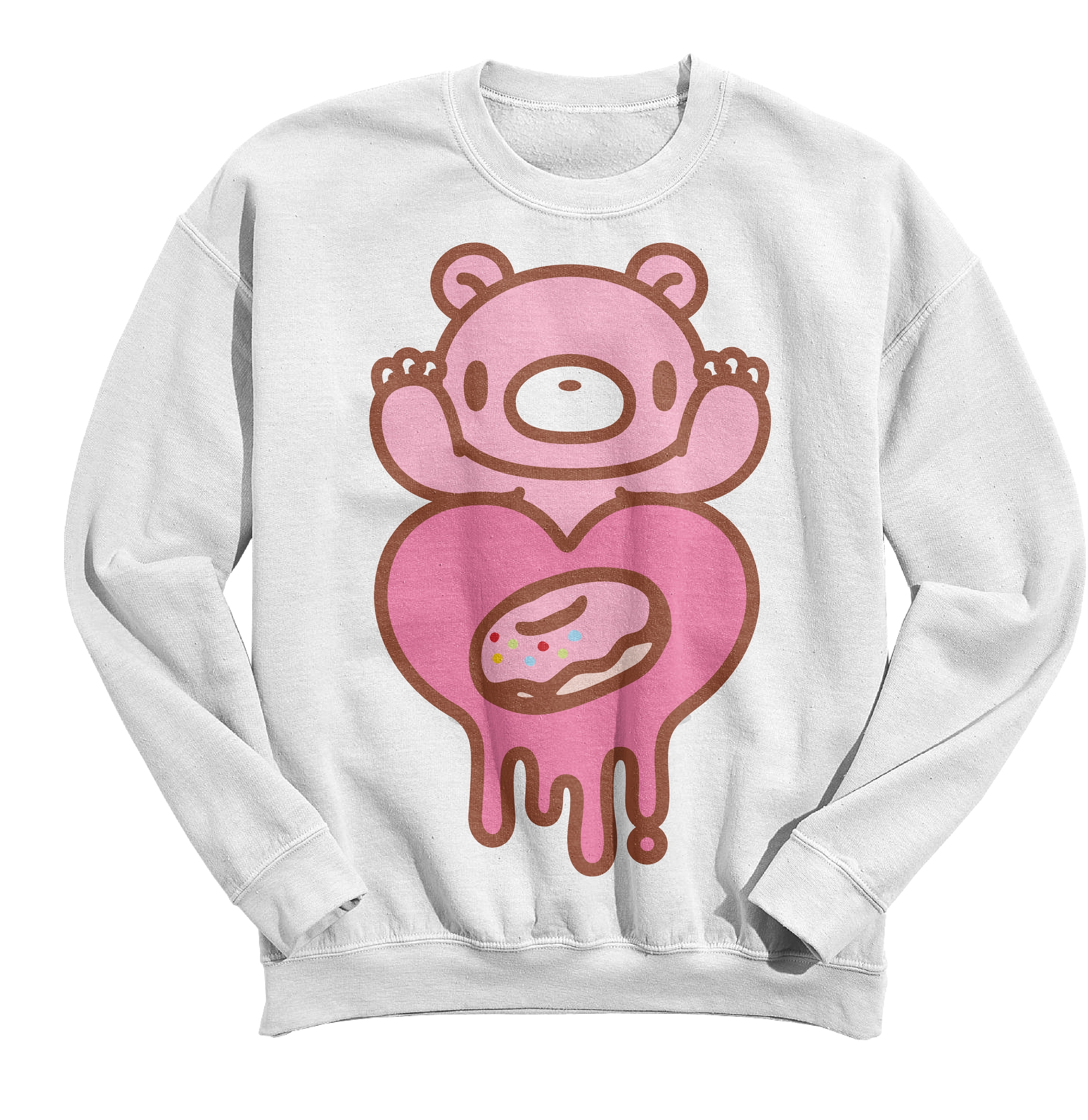 Isaac Morris Limited Gloomy Bear Donut Mens and Womens Crew Neck