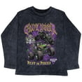 thumbnail image 1 of Monster Jam Grave Digger Graphic Long Sleeve Crewneck T-Shirt (Little Boys & Big Boys), Sizes 4–16, 1-Pack, 1 of 7