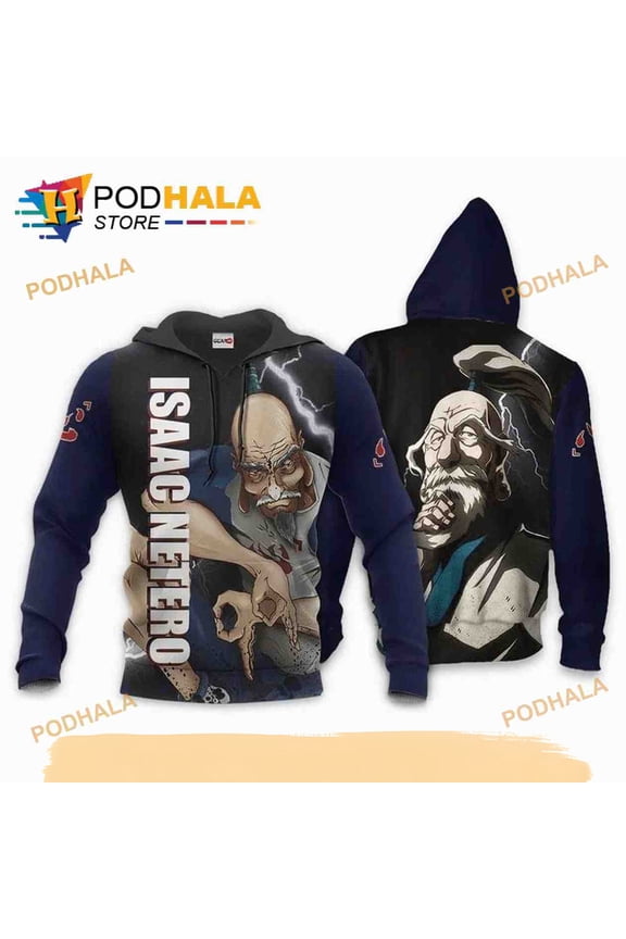 Isaac Netero Anime Manga Hunter X Hunter 3D Hoodie