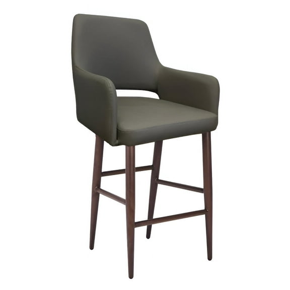 Isaak Stool Grey in Set of 4 - Replica