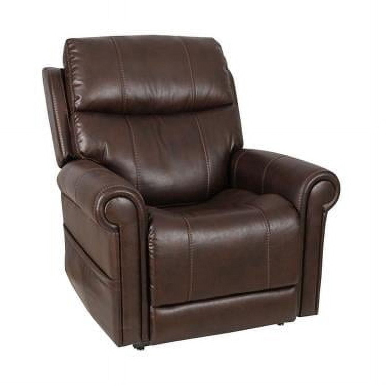 Isabel 210 WALNUT Dual Motor Lift Lay-Flat Recliner with Power Headrest ...
