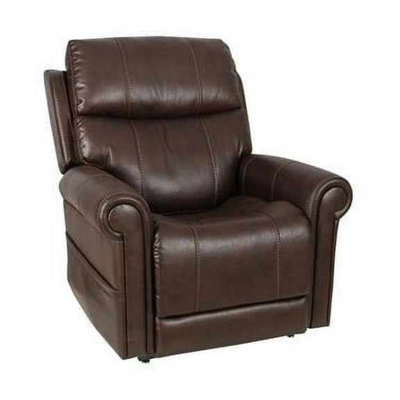Isabel 210 WALNUT Dual Motor Lift Lay-Flat Recliner with Power Headrest, Walnut
