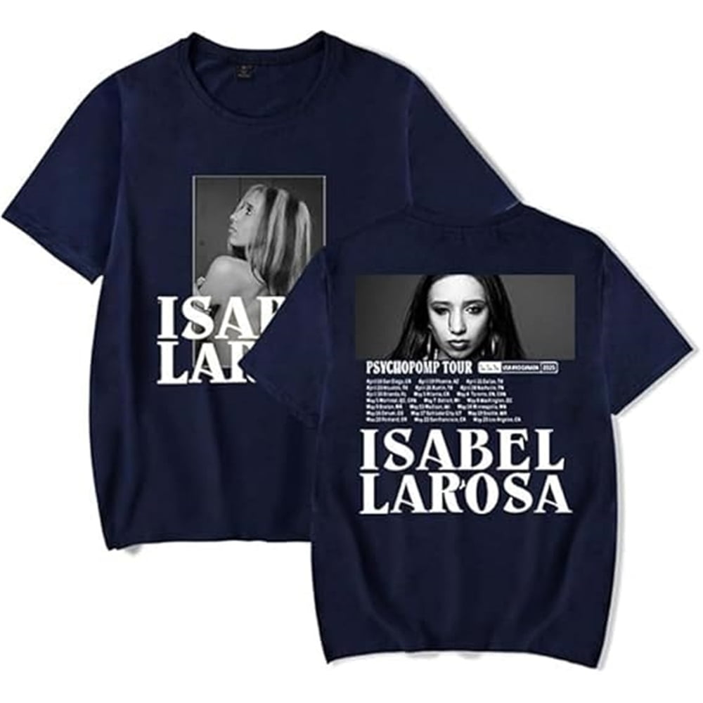 Isabel LaRosa 2025 Tour Merch T-Shirt Trendy Round Neck Short Sleeves ...