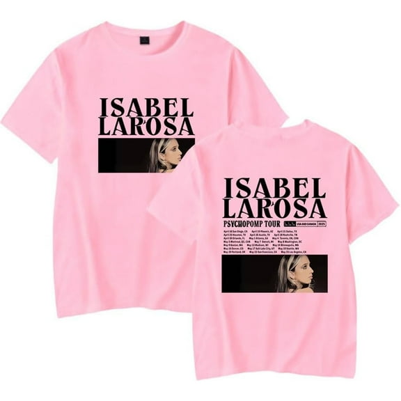Isabel LaRosa Psychopomp Tour 2025 Merch Short Sleeve T-shirt Unisex Fashion Crew Neck Top