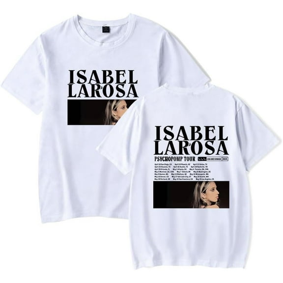 Isabel LaRosa Psychopomp Tour 2025 Merch T-Shirt Casual Short Sleeved T Shirt Unisex TShirt