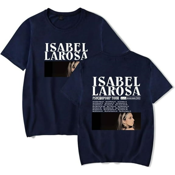 Isabel LaRosa Psychopomp Tour 2025 Merch T-Shirt Casual Short Sleeved T Shirt Unisex TShirt