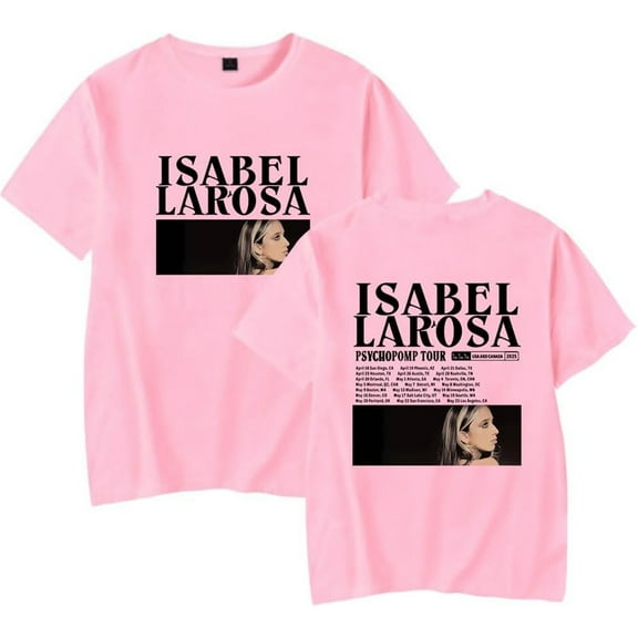 Isabel LaRosa Psychopomp Tour 2025 Merch T-Shirt Casual Short Sleeved T Shirt Unisex TShirt