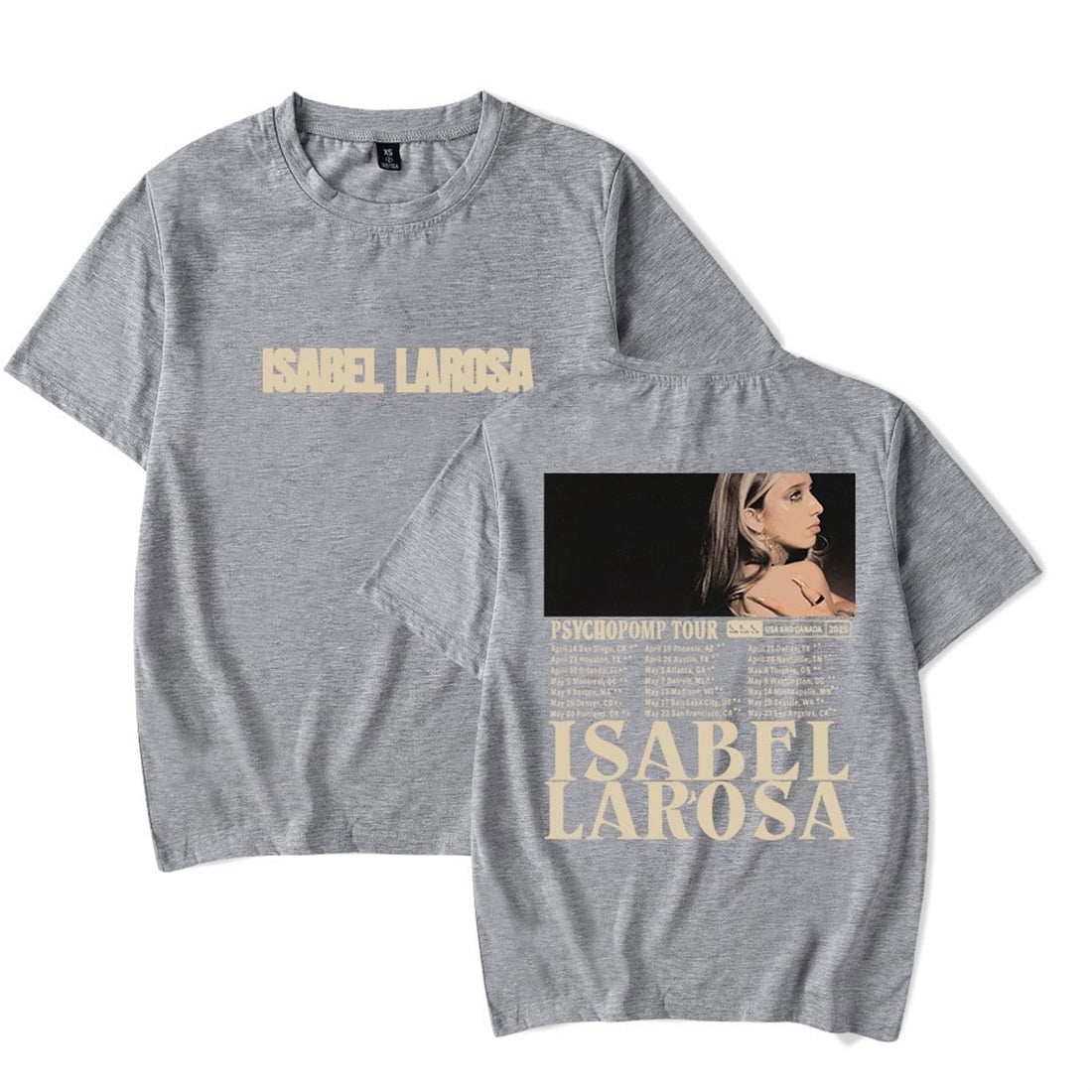Isabel LaRosa Psychopomp Tour 2025 Unisex Pure Cotton Short Sleeve T ...