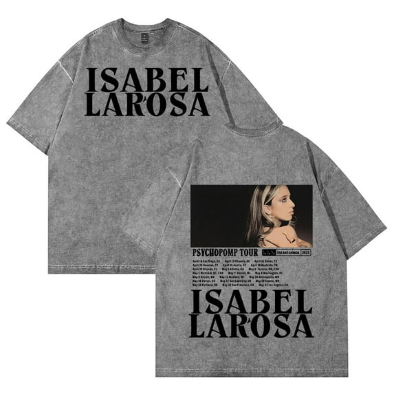 Isabel LaRosa PsychopompTour T-shirts Women Men Cotton Wash Clothes Trend Casual Short Sleeve Top