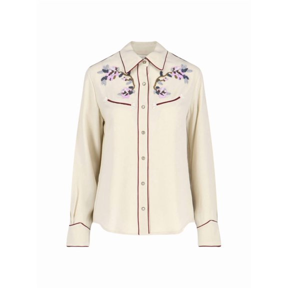 Isabel Marant Classic White Shirt With Structured Collar (Women's)