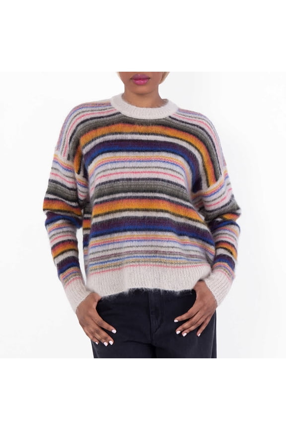Etoile Drussell Stripe Pattern Sweater, Brand Size 36 ( US Size 4 )