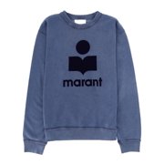 Isabel Marant Mikoy Relaxed Fit Black Logo Sweatshirt Men's
