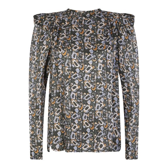 Isabel Marant Multicolour Silk Blend Top (Women's)