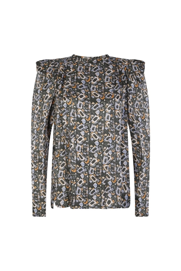 Multicolour Silk Blend Top (Women's)