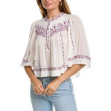 Isabel Marant Étoile Women's Juline Organic Cotton Shirt Beige