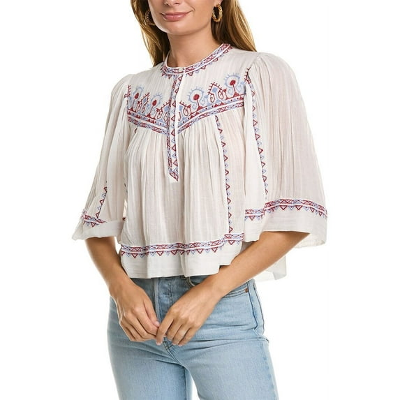Isabel Marant Women Etoile Juline Top, 38, White