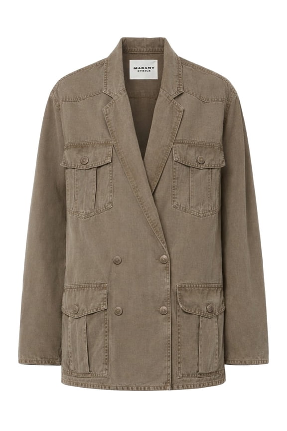Nevala Double-Breasted Flap Pockets Jacket (Women's)