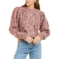 thumbnail image 1 of Isabel Marant womens  Etoile Raith Wool & Alpaca-Blend Sweater, 42, Pink, 1 of 3