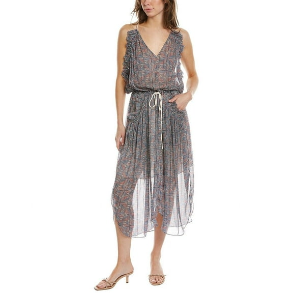 Isabel Marant womens  Étoile Fadelo Maxi Dress, 34, Blue