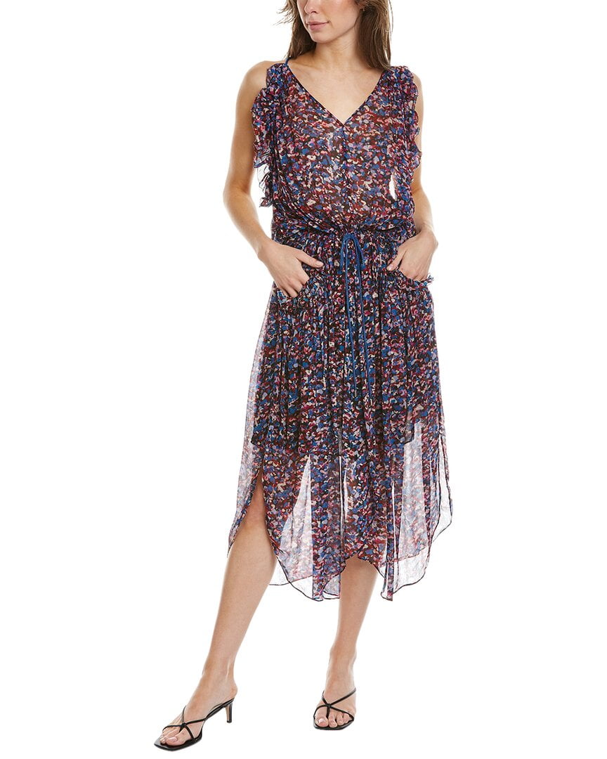 Isabel Marant womens Étoile Fadelo Maxi Dress, 36, Pink