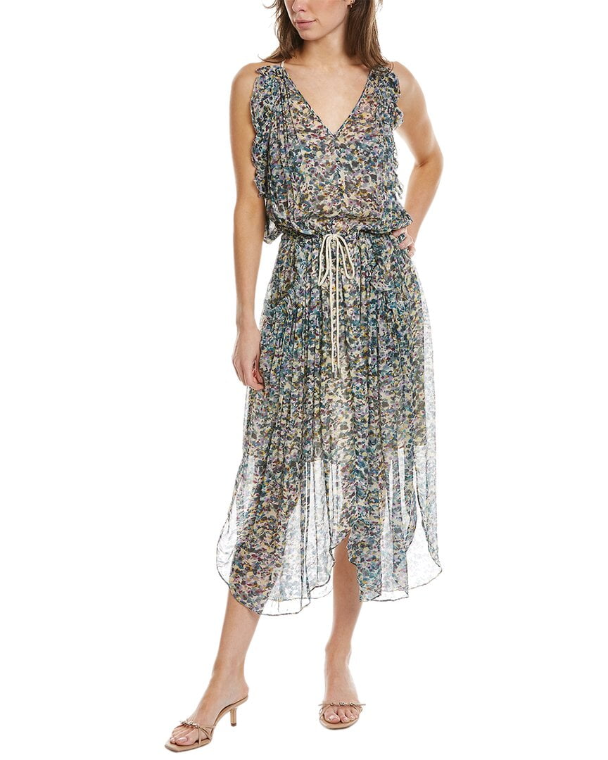 Isabel Marant toile Fadelo Maxi Dress, Green / 38