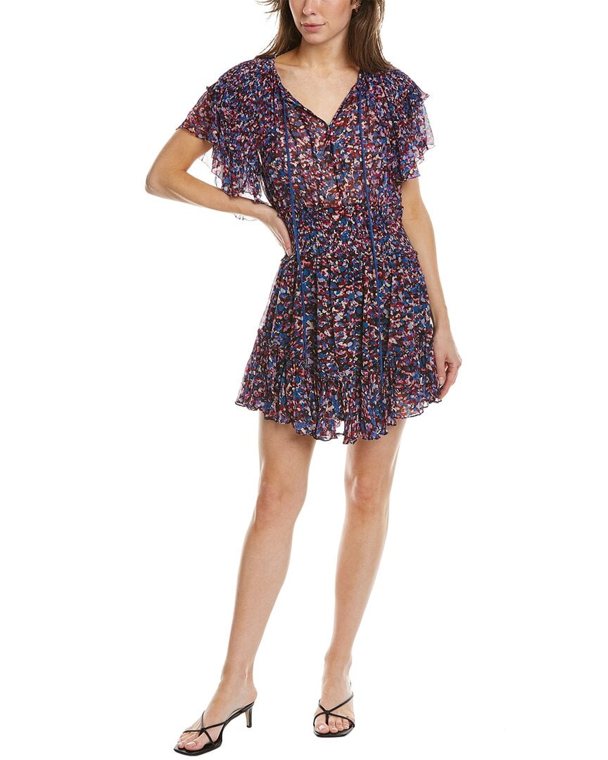 ワンピース Marant Etoile Florise Dress Isabel Marant womens Étoile Florise Mini Dress, 34, Pink