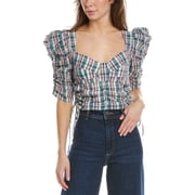 Isabel Marant womens Etoile Galaor Top, 36, Blue
