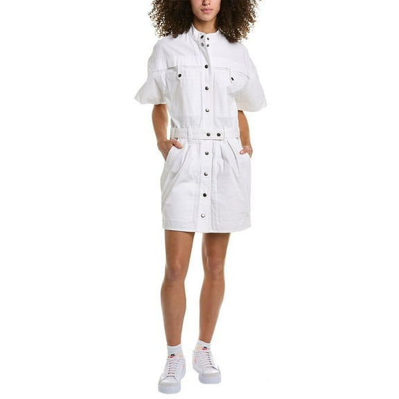 Isabel Marant womens  Étoile Rime Mini Dress, 34, White