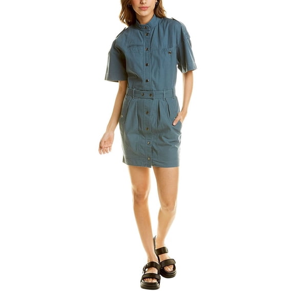 Isabel Marant womens  Étoile Rodwell Shirtdress, 34, Blue