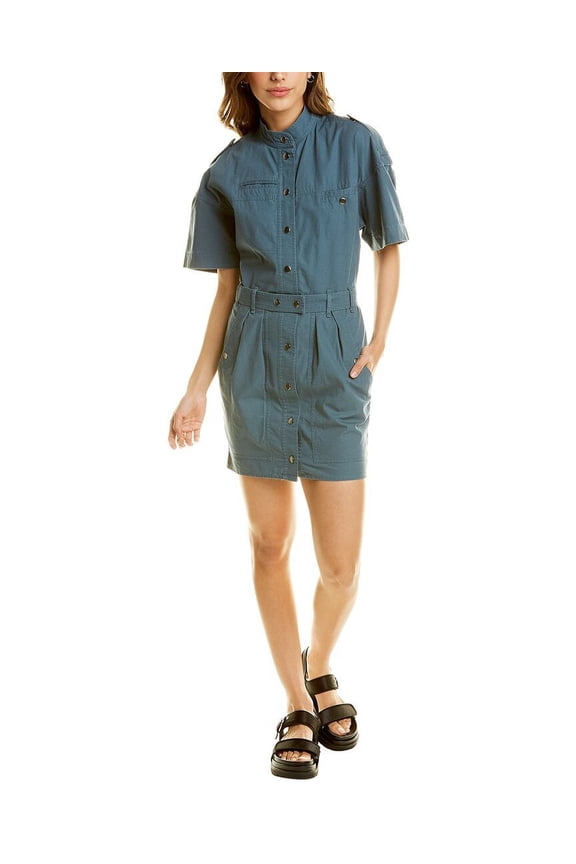 womens Étoile Rodwell Shirtdress, 34, Blue