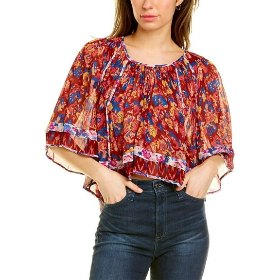 Isabel Marant womens  Étoile Roxini Blouse, 36, Brown