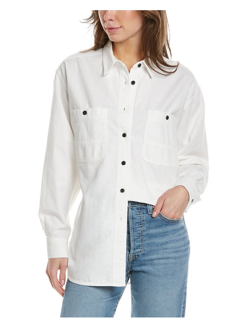 ISABEL ÉTOILE MARANT ホワイトシャツ Isabel Marant womens Étoile Verane Shirt, 38, White - Walmart.com