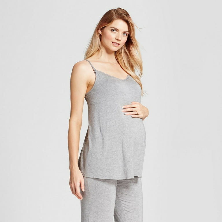 Isabel Maternity by Ingrid & Isabel Maternity Sleepwear Set Heather Gray XL