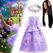 Isabela Charm Cosplay Princess Dress+Wig+Garland