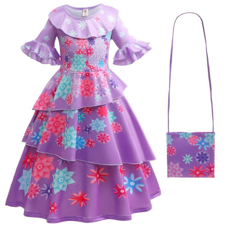 Isabella Cosplay Costume Dress For Girls Magic Family Halloween Party  Outfit 