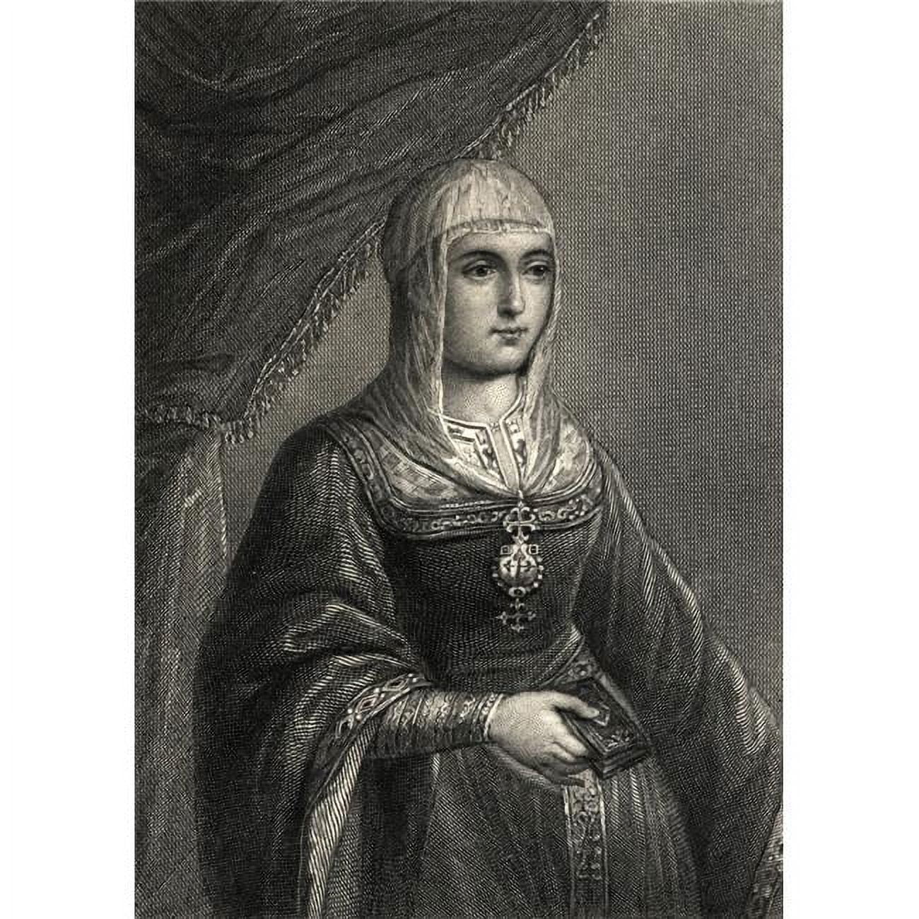 Isabella I Byname Isabella The Catholic. Spanish Isabel La Cat lica 1451-  1504. Queen Of Castile And Of Aragon Ruling T - Walmart.com, image size:1300x1300