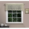 thumbnail image 1 of Isabella Lace Ruffled Valance 54x14 Ivory, 1 of 4