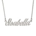 thumbnail image 1 of Isabella Name Pendant Chain Necklace Stainless Steel Jewelry Valentine Gift, 1 of 3