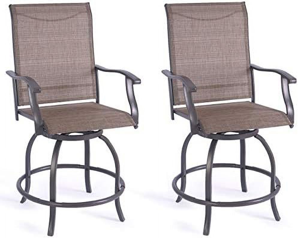 Isabella Outdoor Patio High Swivel Stools/Chairs Counter Height Tall