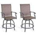 Isabella Outdoor Patio High Swivel Stools/Chairs Counter Height Tall