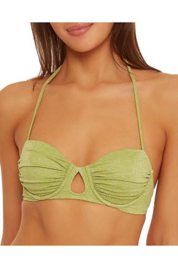 Marseille Underwire Bikini Top Swimwear Green Apple Size Medium