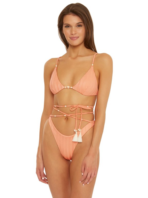 Women's Standard Champagne Chic Triangle Bikini Top Size M