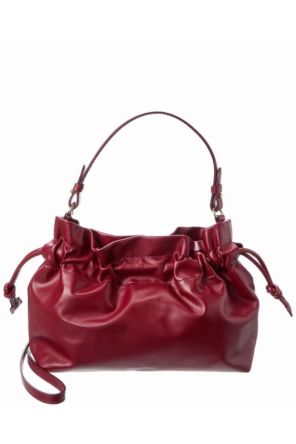 Layla Leather Handbag, Red
