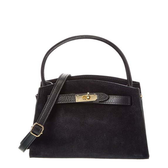 Isabella Rossetti Structured Daisy Tote, Black