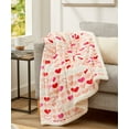 thumbnail image 1 of Isabella Sherpa Micro Plush All Season Throw Blanket 50" x 60" Multicolor by Plazatex, 1 of 5