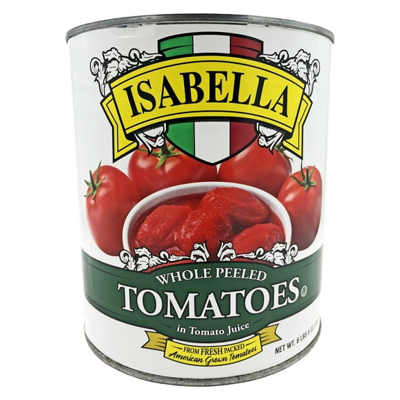 Isabella Whole Peeled Tomatoes In Juice | Kosher | 6.38 lb